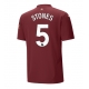 Manchester City John Stones #5 Replike Rezervni Dres 2024-25 Kratak Rukav